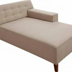 Aktion 🔥 TOM TAILOR Chaiselongue »NORDIC CHIC«, im Retrolook, Füße nussbaumfarben Lilac STC 8, Basalt STC 9, Sky blue TUS 6, Ink blue STC 6 🎁 -Tom Tailor Verkaufsgeschäft 18992998