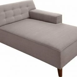 Aktion 🔥 TOM TAILOR Chaiselongue »NORDIC CHIC«, im Retrolook, Füße nussbaumfarben Lilac STC 8, Basalt STC 9, Sky blue TUS 6, Ink blue STC 6 🎁 -Tom Tailor Verkaufsgeschäft 18993000