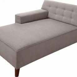 Aktion 🔥 TOM TAILOR Chaiselongue »NORDIC CHIC«, im Retrolook, Füße nussbaumfarben Lilac STC 8, Basalt STC 9, Sky blue TUS 6, Ink blue STC 6 🎁 -Tom Tailor Verkaufsgeschäft 18993629