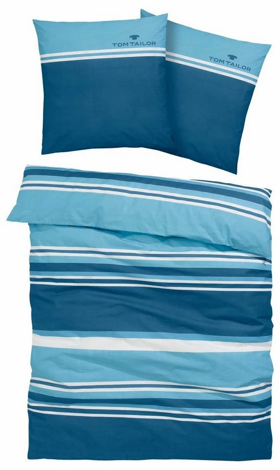 Top 10 👍 Bettwäsche »Jun«, TOM TAILOR, mit sportiven Streifen Blau-türkis, Grau-rosé 👏 7 Top 10 👍 Bettwäsche »Jun«, TOM TAILOR, mit sportiven Streifen Blau-türkis, Grau-rosé 👏 - Image 7