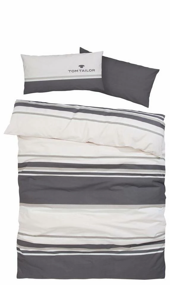 Top 10 👍 Bettwäsche »Jun«, TOM TAILOR, mit sportiven Streifen Blau-türkis, Grau-rosé 👏 6 Top 10 👍 Bettwäsche »Jun«, TOM TAILOR, mit sportiven Streifen Blau-türkis, Grau-rosé 👏 - Image 6