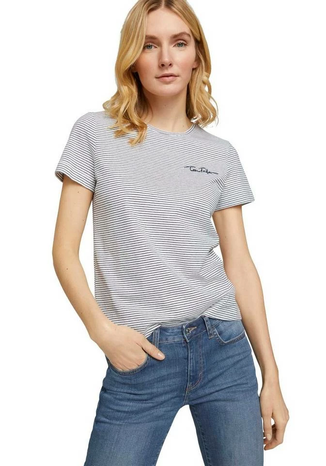 Großhandel ❤️ TOM TAILOR T-Shirt (Packung, 2-tlg., 2er-Pack) mit Bio-Baumwolle 😀 2 Großhandel ❤️ TOM TAILOR T-Shirt (Packung, 2-tlg., 2er-Pack) mit Bio-Baumwolle 😀 - Image 2