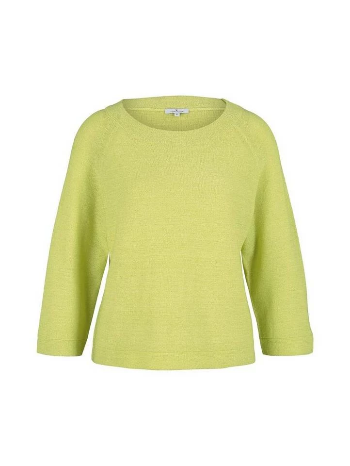 Brandneu 🧨 TOM TAILOR Strickpullover »Pullover mit U-Boot-Ausschnitt« Whisper White, Celery ice 🌟 7 Brandneu 🧨 TOM TAILOR Strickpullover »Pullover mit U-Boot-Ausschnitt« Whisper White, Celery ice 🌟 – Bild 7