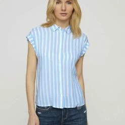 Neu 💯 TOM TAILOR Kurzarmbluse Offwhite navy vertical stripe, Blue offwhite vertical stripe, Green offwhite vertical stripe ⭐ -Tom Tailor Verkaufsgeschäft 1a484af3 b9f2 582d 9835 909693d2756f