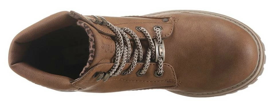 Angebote 🌟 TOM TAILOR Schnürboots mit weich gepolstertem Schaftrand Creme, Cognac 🔔 6 Angebote 🌟 TOM TAILOR Schnürboots mit weich gepolstertem Schaftrand Creme, Cognac 🔔 - Image 6
