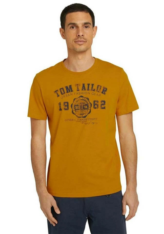 Top 10 ⌛ TOM TAILOR T-Shirt mit Logofrontprint Offwhite, Plain red, Sky captain blue white melange, Royalblau 🎁 9 Top 10 ⌛ TOM TAILOR T-Shirt mit Logofrontprint Offwhite, Plain red, Sky captain blue white melange, Royalblau 🎁 - Image 9
