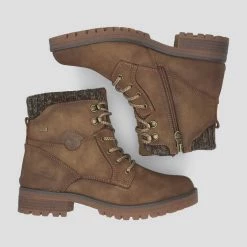 Am billigsten 🌟 TOM TAILOR »Gefütterte Stiefeletten« Schnürboots 🔥 -Tom Tailor Verkaufsgeschäft 1af4754f e1df 53d9 939d e5b711f7f01e