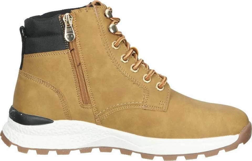 Bester Verkauf 🔔 TOM TAILOR »Lederimitat« Schnürstiefelette Camel, Black, Schwarz 🥰 7 Bester Verkauf 🔔 TOM TAILOR »Lederimitat« Schnürstiefelette Camel, Black, Schwarz 🥰 – Bild 7