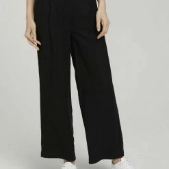 Brandneu 👏 TOM TAILOR Stoffhose »linen straight leg pants« Deep black, Grape Leaf Green ✨ -Tom Tailor Verkaufsgeschäft 1b9392b3 90ef 519b 96c3 2b30930d79b2