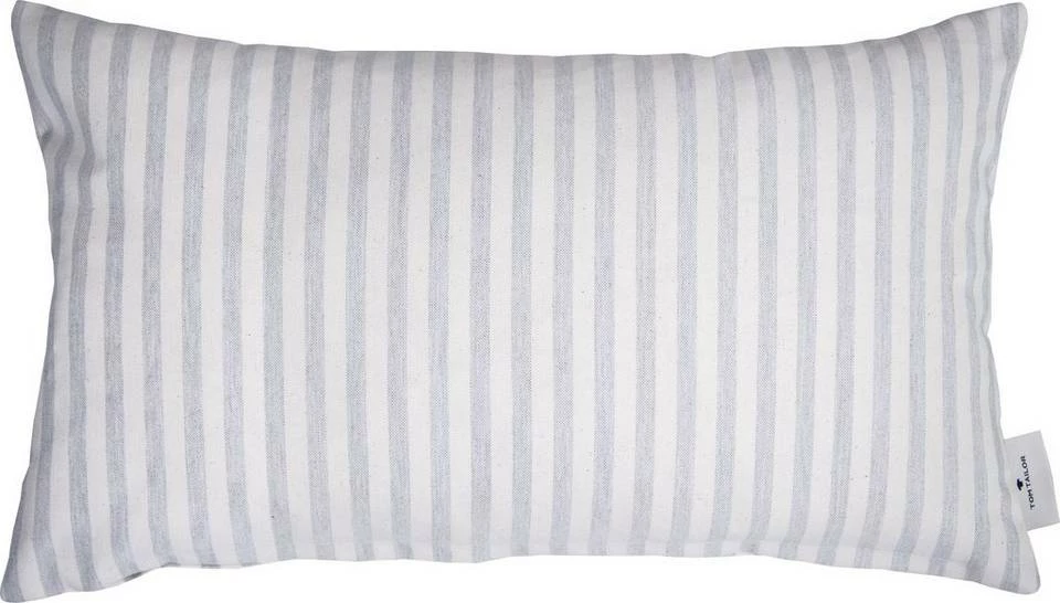 Am billigsten ⌛ Kissenhülle »Even Stripes«, TOM TAILOR (1 Stück), mit Streifen Grau-offwhite, Blau-offwhite 👍 4 Am billigsten ⌛ Kissenhülle »Even Stripes«, TOM TAILOR (1 Stück), mit Streifen Grau-offwhite, Blau-offwhite 👍 - Image 4