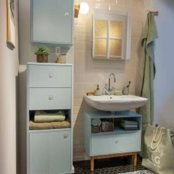 Budget 💯 TOM TAILOR Badmöbel-Set »COLOR BATH«, (Spar-Set, 2-St) Coral, Sage 🥰