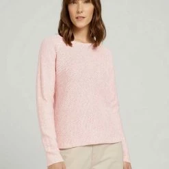 Bester Verkauf 🥰 TOM TAILOR Strickpullover »Pullover mit Wabenstruktur« Dark Denim Blue, Fog Grey Melange, Desert sand melange, Khaki olive 😉 -Tom Tailor Verkaufsgeschäft 1c289bc7 32bb 58b9 af29 ec47e44a0cb5