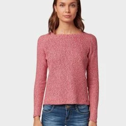 Bester Verkauf 🥰 TOM TAILOR Strickpullover »Pullover mit Wabenstruktur« Dark Denim Blue, Fog Grey Melange, Desert sand melange, Khaki olive 😉 -Tom Tailor Verkaufsgeschäft 1c374532 ee6c 5833 91ac 3fea0b10fa32