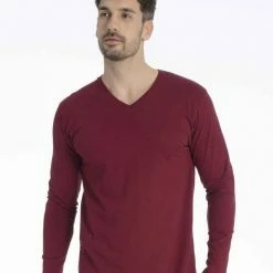 Billig 🎁 TOM TAILOR Pyjamaoberteil »Pyjama Langarmshirt« Red-dark-solid, Blue-dark-solid 👍 -Tom Tailor Verkaufsgeschäft 1c72e184 eccb 5174 882d 7f3451e09ca0