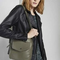 Budget 😉 TOM TAILOR Umhängetasche »Janita Kleine Umhängetasche« Schwarz #ft5_slash# black, Gelb #ft5_slash# yellow, Khaki #ft5_slash# khaki 🎉