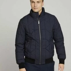 Rabatt ✨ TOM TAILOR Winterjacke »gesteppte Blousson Jacke« Black, Light Grey Melange, Blue jacket structure ✔️ -Tom Tailor Verkaufsgeschäft 1d35d3c1 1e76 5311 82da 3f58b5662c3f