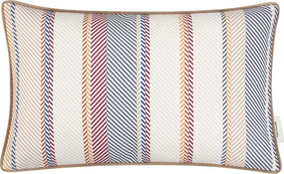 Schlussverkauf ✨ Kissenhülle »Multi Herringbone«, TOM TAILOR (1 Stück), mit farbenfrohem Druckmotiv 🔥 1 Schlussverkauf ✨ Kissenhülle »Multi Herringbone«, TOM TAILOR (1 Stück), mit farbenfrohem Druckmotiv 🔥