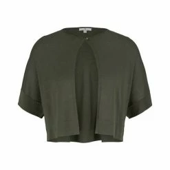 Bestes Angebot ⌛ TOM TAILOR Strickjacke »Kurzer Bolero mit Knopf« Deep black, Grape Leaf Green, Whisper White, Linen White 😍 -Tom Tailor Verkaufsgeschäft 1e645c18 b717 51f7 8470 621ccc5ab9f5