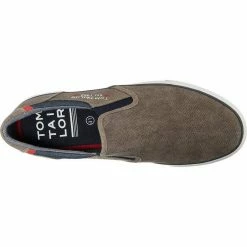 Rabatt 🔥 TOM TAILOR »Sportliche Slipper« Slipper Weiß, Grau, Mud, White 😀 -Tom Tailor Verkaufsgeschäft 1eef18ff 3f51 5dee b9cb a418ff573a59
