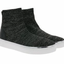 Aktion 🔥 TOM TAILOR »TOM TAILOR 👟 Sneaker-Boots stylische Damen High Top Schuhe Stiefel Freizeitschuhe Schwarz« 👟 Sneakerboots 🧨