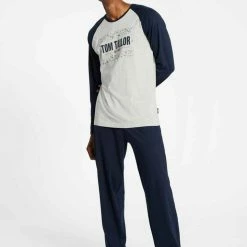 Schlussverkauf ✨ TOM TAILOR Pyjama »Pyjama, lang« (2 tlg) 👍 -Tom Tailor Verkaufsgeschäft 1f260cf1 51e5 5f3f b14f 5a3b38711318