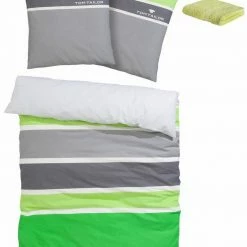 Auslauf 🔥 Bettwäsche »Felix«, TOM TAILOR, mit GRATIS-Zugabe: Gästehandtuch Anthrazit-grau, Grün-grau, Beere-grau ⌛ -Tom Tailor Verkaufsgeschäft 20208647