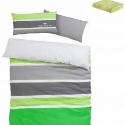 Auslauf 🔥 Bettwäsche »Felix«, TOM TAILOR, mit GRATIS-Zugabe: Gästehandtuch Anthrazit-grau, Grün-grau, Beere-grau ⌛ -Tom Tailor Verkaufsgeschäft 20211724