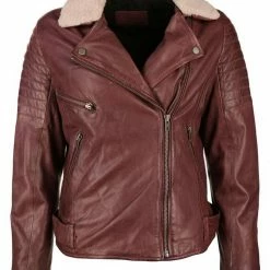 Blitzangebot ✨ TOM TAILOR Lederjacke mit weichem Teddyfellkragen »TTW-7012« ⌛