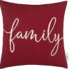 Bestes Angebot 🧨 Kissenhülle »Family«, TOM TAILOR (1 Stück), aus hochwertiger Baumwolle Rot-dunkelrot-bordeaux, Anthrazit-dunkelgrau-grau ✔️