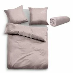 Auslauf 🌟 Bettwäsche »Ava«, TOM TAILOR, mit Gratis-Zugabe: Spannbettlaken Türkis-meliert, Anthrazit-meliert, Sand-meliert, Beere-meliert 🤩 -Tom Tailor Verkaufsgeschäft 208129bc d84b 5502 a6e2 5a4316d5b716