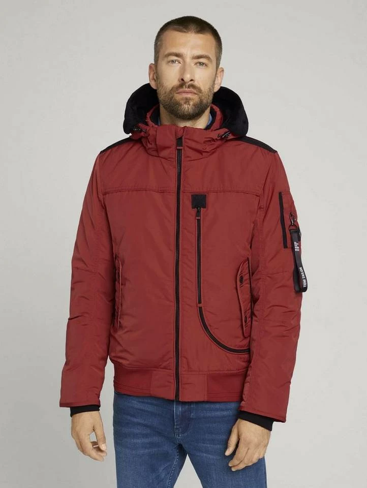 Am billigsten 🤩 TOM TAILOR Blouson mit abnehmbarem Fellimitatbesatz Black, Dunkelblau, Chili oil red, Olivgrün 💯 10 Am billigsten 🤩 TOM TAILOR Blouson mit abnehmbarem Fellimitatbesatz Black, Dunkelblau, Chili oil red, Olivgrün 💯 - Image 10