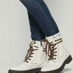 Coupon ❤️ TOM TAILOR »Stiefelette« Schnürstiefelette Schwarz, Black, Beige 🛒 -Tom Tailor Verkaufsgeschäft 214568cb 020e 5f9d be2f 4d0b531d45c9