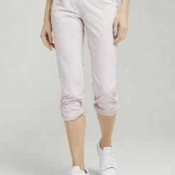 Coupon 👍 TOM TAILOR Caprihose mit Raffungen am Beinsaum Blue stripe pants, Beige thin stripe, Navy, Grape Leaf Green 🛒 -Tom Tailor Verkaufsgeschäft 21b2822a 9b17 5d03 a82c 5f2336186342