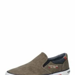 Rabatt 🔥 TOM TAILOR »Sportliche Slipper« Slipper Weiß, Grau, Mud, White 😀 -Tom Tailor Verkaufsgeschäft 21f4a25e 1f15 5d26 9951 ed2404618cee