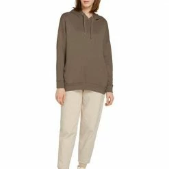 Am billigsten 🌟 TOM TAILOR Sweatshirt mit Logo-Print am Ärmel Hellbeige, Taupe 🧨 -Tom Tailor Verkaufsgeschäft 220451da 6a70 5fa6 ae22 a8280c2c1952