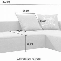 Bestes Angebot 👏 TOM TAILOR Ecksofa »HEAVEN CASUAL XL«, aus der COLORS COLLECTION, wahlweise mit Bettfunktion & Bettkasten Rich coral TCU 17, Light olive TCU 23, Fresh blue TCU 6, Coconut brown TBO 12 🌟 -Tom Tailor Verkaufsgeschäft 22047132