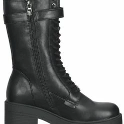 Budget 🛒 TOM TAILOR »Lederimitat« Schnürstiefel 💯 -Tom Tailor Verkaufsgeschäft 22093c8f be15 5922 902d a35f59979fa3