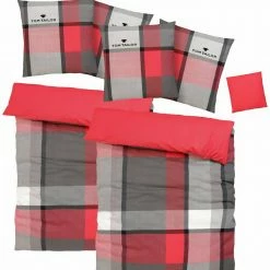 Blitzangebot 👏 Bettwäsche »Lenny«, TOM TAILOR, mit Gratis-Zugabe: Kissenhülle Rot, Beige, Türkis 🎁 -Tom Tailor Verkaufsgeschäft 22111689