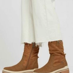 Schlussverkauf 🧨 TOM TAILOR »Gefütterte Stiefelette« Schnürboots 😉 -Tom Tailor Verkaufsgeschäft 224a9c59 ebde 5492 9602 8e27a5535408