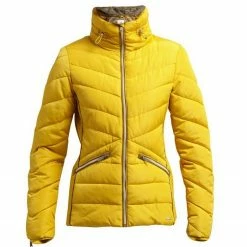 Bestpreis 🛒 TOM TAILOR Winterjacke »TOM TAILOR Steppjacke »Pufferjacke mit abnehmbarem Fellkragen«« Wood green, California sand yellow 🎁