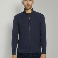 Angebote 🤩 TOM TAILOR Strickjacke »Strukturierte Strickjacke mit Stehkragen« 👍 -Tom Tailor Verkaufsgeschäft 233b6be9 3fed 53bf 8718 5915dc4147f4