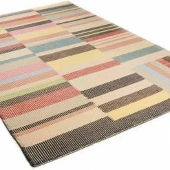 Blitzangebot ⭐ Wollteppich »Patch«, TOM TAILOR, rechteckig, Höhe 6 mm, reine Wolle, handgewebt, Boho-Style, Wohnzimmer ⭐