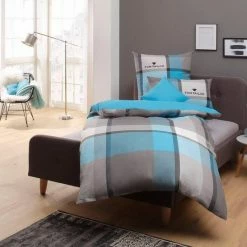Blitzangebot 👏 Bettwäsche »Lenny«, TOM TAILOR, mit Gratis-Zugabe: Kissenhülle Rot, Beige, Türkis 🎁 -Tom Tailor Verkaufsgeschäft 24138838
