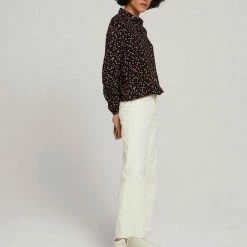 Brandneu 🤩 TOM TAILOR Langarmbluse »Gemusterte Bluse mit elastischem Bund« 👏 -Tom Tailor Verkaufsgeschäft 2459cddf 9434 5ce8 b464 027cc23d1a20