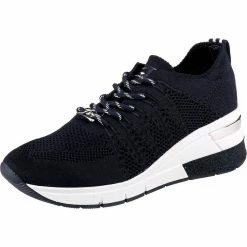 Brandneu 🔔 TOM TAILOR »Wedge-Sneakers« Wedgesneaker Dunkelblau, Beige, Nude, Gelb 🔥 -Tom Tailor Verkaufsgeschäft 246c0622 b5ec 56be 8d60 e5847f23f818