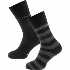 Schlussverkauf 🧨 TOM TAILOR Socken »2 Paar Socken« Schwarz Modell 1, Dunkelblau, Schwarz, Hellblau 🛒 -Tom Tailor Verkaufsgeschäft 24827e4b 9fa1 5288 a1bb f94cc5a5e94a
