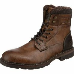 Budget 🎉 TOM TAILOR »Winterstiefeletten« Winterstiefelette Nuts, Black 🔥