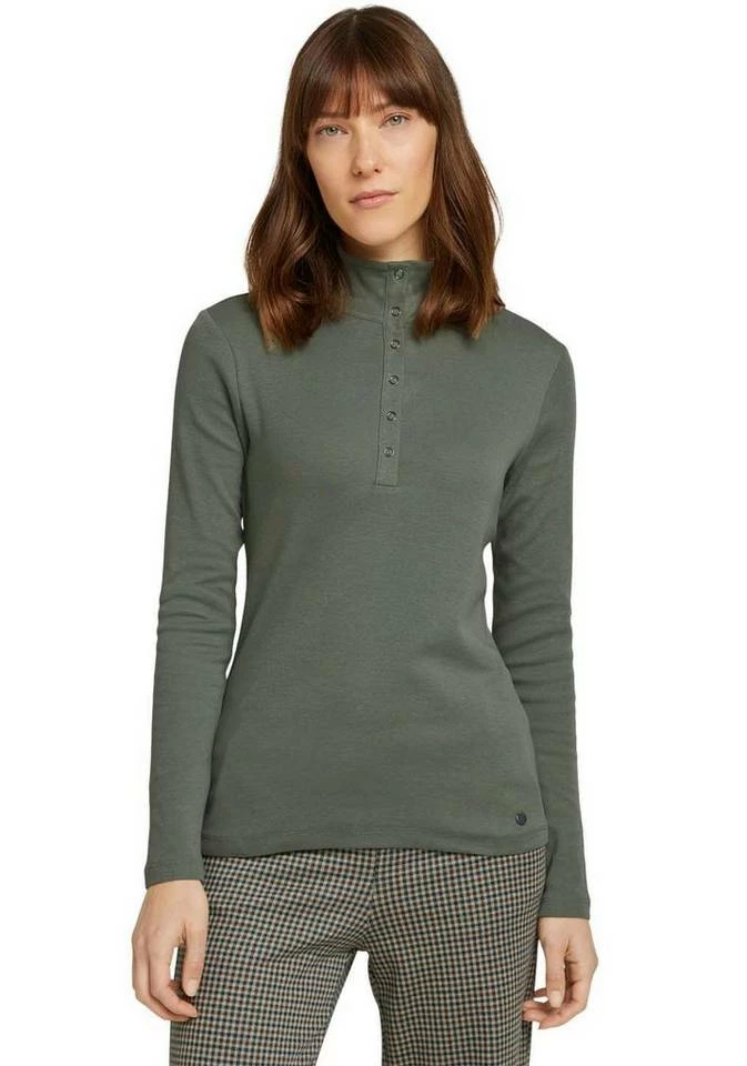 Bestpreis 🔥 TOM TAILOR Langarmshirt Schwarz, Graugrün, Braun-schwarz 😉 9 Bestpreis 🔥 TOM TAILOR Langarmshirt Schwarz, Graugrün, Braun-schwarz 😉 - Image 9