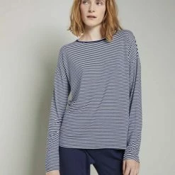 Besorgen 🛒 TOM TAILOR Pyjamaoberteil »Pyjama Oberteil mit Streifen« 🧨 -Tom Tailor Verkaufsgeschäft 25586ae7 b8d6 5954 a2b6 a7c12bdf2a2d