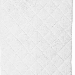 Brandneu 🌟 Badematte »Cotton Diamond« TOM TAILOR, Höhe 20 mm, rutschhemmend beschichtet, fußbodenheizungsgeeignet, strapazierfähig, reine Baumwolle, besonders weich und flauschig Rosé, Blau, Weiß, Grün 🔔